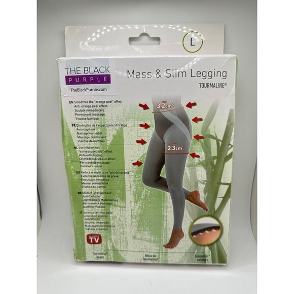 LANAFORM NWT Women's Leggings Mass & Slim Dark Light Gray Size Large - Picture 3 of 8